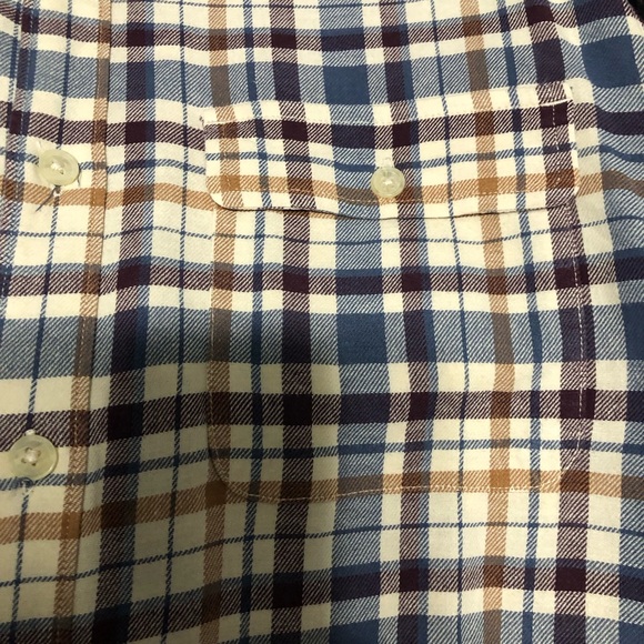 Lucky brand casual plaid button down shirt mens size XL - Picture 6 of 10